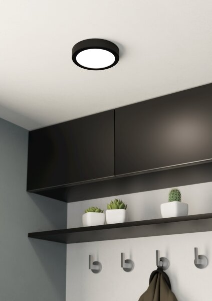 Eglo 900581 - Plafonieră LED dimmabilă FUEVA LED/11W/230V, negru