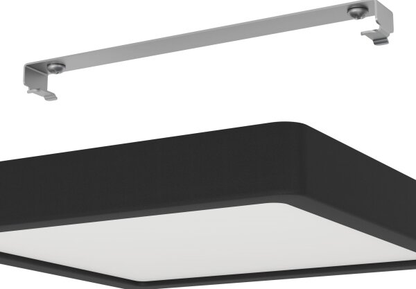 Eglo 900587 - Plafonieră LED FUEVA, compatibilă cu dimmer, 17W/230V, negru