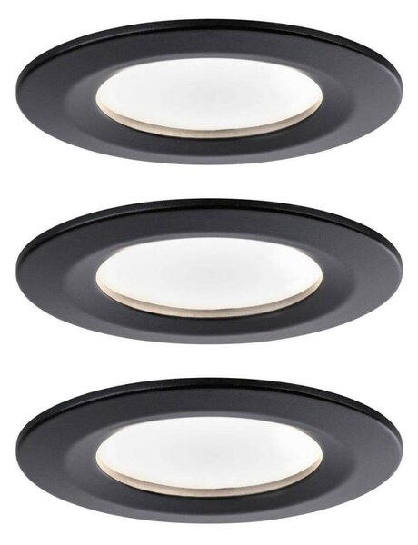 SET 3x corp de iluminat încastrat pentru baie LED/6W IP44 NOVA 230V Paulmann 94473