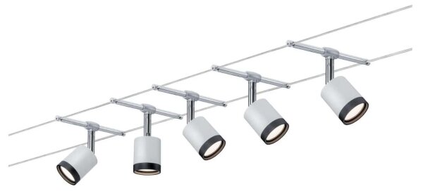 Paulmann 3981 - Set 5xLED/4W sistem complet cu cablu TUBE 230V