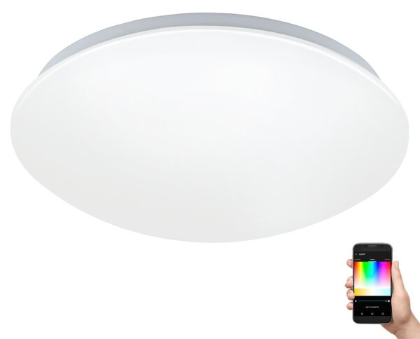Aplică/plafonieră LED RGB dimabilă Eglo 32589 GIRON-C LED/17W/230V