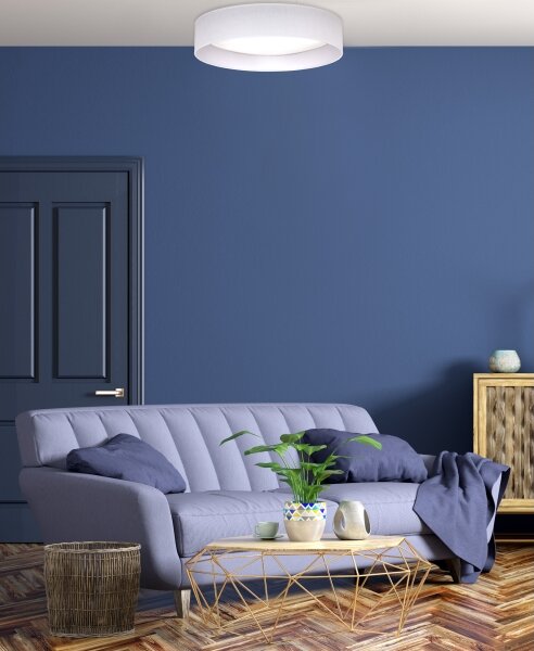 Plafonieră LED Duolla ROLLER LED/24W/230V d. 45 cm alb