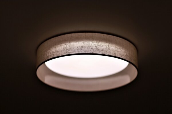 Plafonieră LED Duolla ROLLER LED/24W/230V d. 45 cm gri deschis
