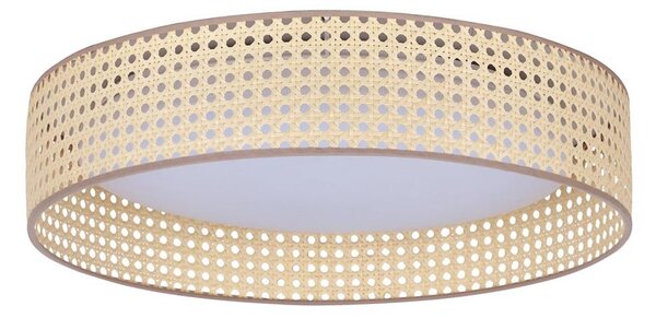 Plafonieră LED Duolla ROLLER LED/24W/230V d. 45 cm ratan