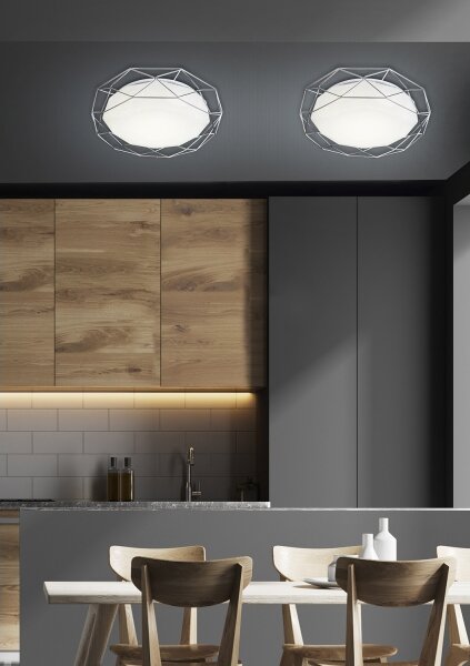 Plafonieră LED SVEN LED/24W/230V d. 43 cm crom lucios