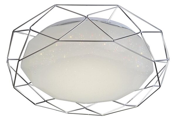 Plafonieră LED SVEN LED/24W/230V d. 43 cm crom lucios