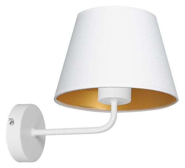 Lampă de perete ARDEN 1xE27/60W/230V alb/auriu