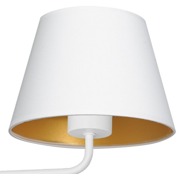 Lampă de perete ARDEN 1xE27/60W/230V alb/auriu