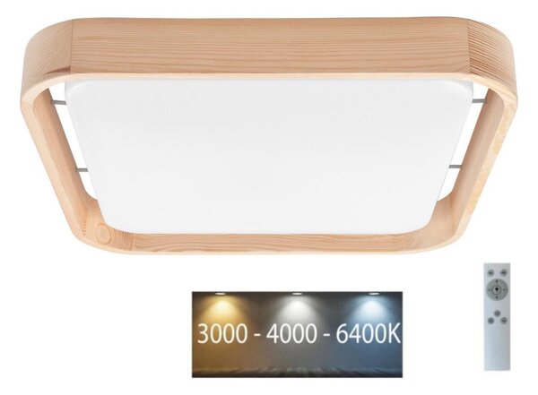 Brilagi - Plafonieră LED MANAROLA CUBIC LED/24W/230V 3000-6500K + telecomandă