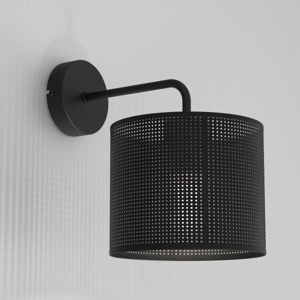 Lampă de perete LOFT SHADE 1xE27/60W/230V neagră