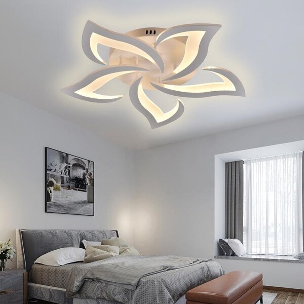 Lustră LED dimabilă aplicată LED/55W/230V 3000-6500K + telecomandă