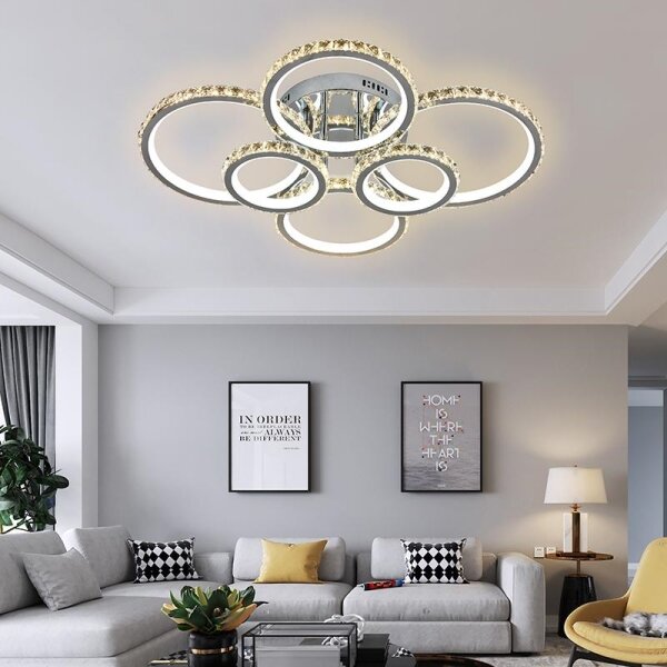 Lustră LED dimabilă aplicată LED/205W/230V 3000-6500K + telecomandă