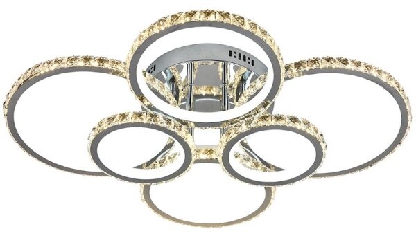 Lustră LED dimabilă aplicată LED/205W/230V 3000-6500K + telecomandă