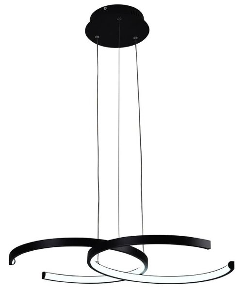 Lustră LED dimabilă pe cablu LED/50W/230V 3000-6500K + telecomandă
