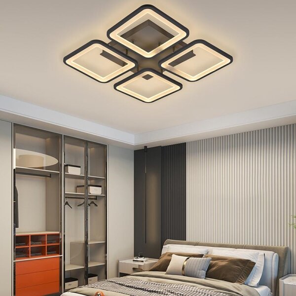 Lustră LED dimabilă aplicată Brilagi SQUARED LED/85W/230V 3000-6500K + telecomandă