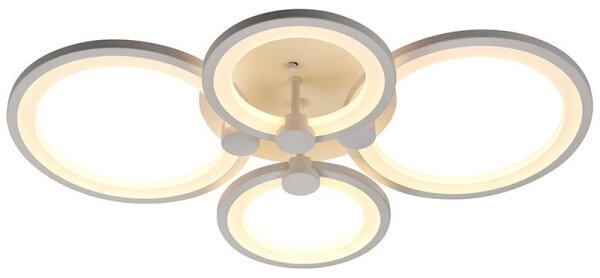 Lustră LED dimabilă aplicată LED/65W/230V 3000-6500K + telecomandă