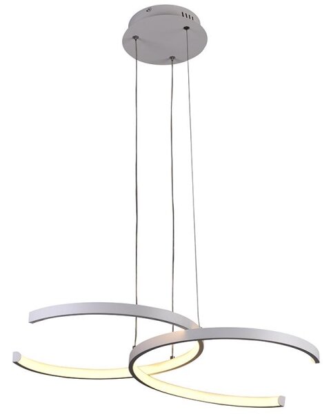 Lustră LED dimabilă pe cablu LED/50W/230V 3000-6500K + telecomandă