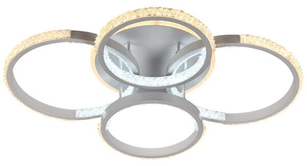 Lustră LED dimabilă aplicată LED/80W/230V 3000-6500K + telecomandă