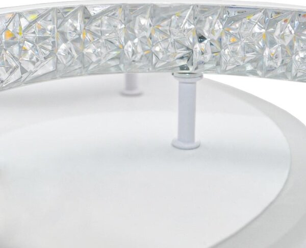 Lustră LED dimabilă aplicată LED/80W/230V 3000-6500K + telecomandă