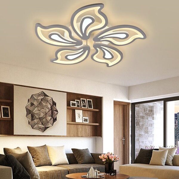 Lustră LED dimabilă aplicată LED/125W/230V 3000-6500K + telecomandă