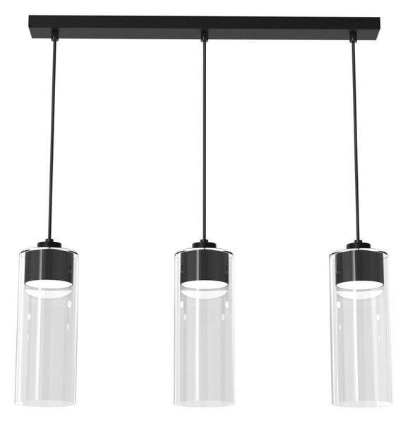 Lustră pe cablu CLARISSA 3xGX53/12W/230V neagră