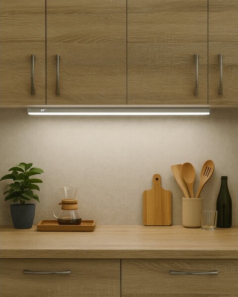 Lampă LED TUBE pentru montaj sub dulap, 14W, 230V, 90 cm, alb