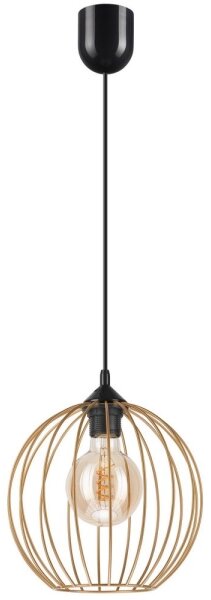 Lustră pe cablu ZOYA 1xE27/60W/230V alamă