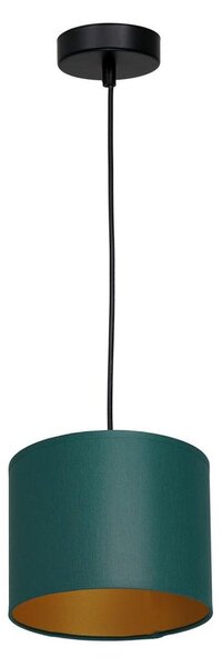 Lustră pe cablu ARDEN 1xE27/60W/230V d. 18 cm verde/auriu