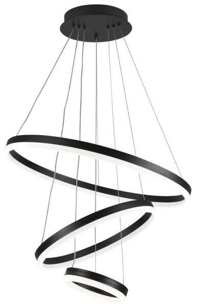 Lustră LED dimabilă pe cablu LED/85W/230V 3000-6500K + telecomandă