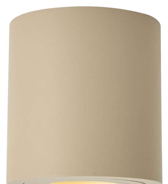 Spot de tavan modern Taupe GU10 50mm IP44 - Capa