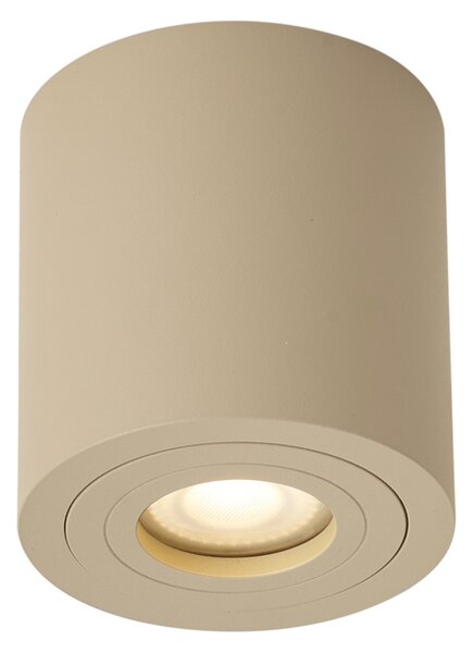 Spot de tavan modern Taupe GU10 50mm IP44 - Capa