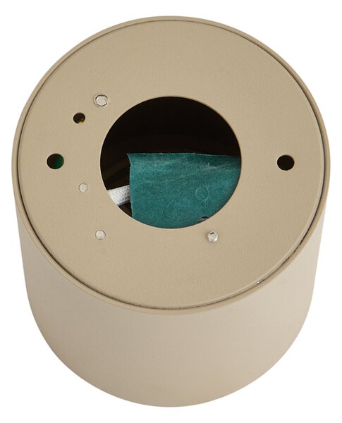 Spot de tavan modern Taupe GU10 50mm IP44 - Capa