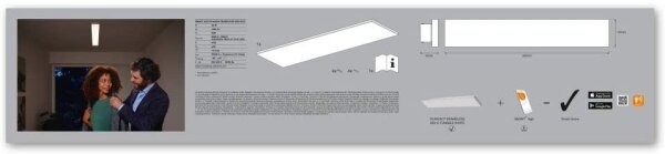 Ledvance - Lumină de plafon cu LED-uri Dimmer SMART + FRAMELESS LED/28W/230V Wi-Fi