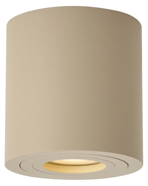 Spot de tavan modern Taupe GU10 50mm IP44 - Capa