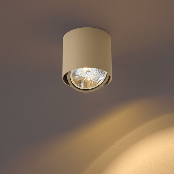 Spot de tavan modern, orientabil, taupe GU10 AR111 - Impact