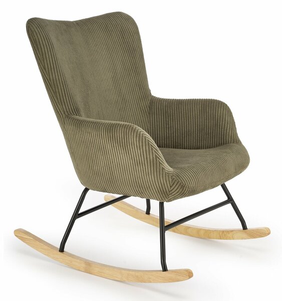 Scaun balansoar Houston 1611, Măslin deschis, 98x72x88cm, 12 kg