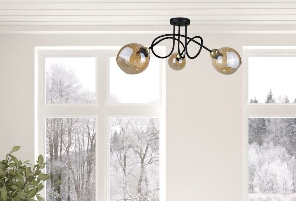 Lustră aplicată VENUS GOLD 3xE27/60W/230V