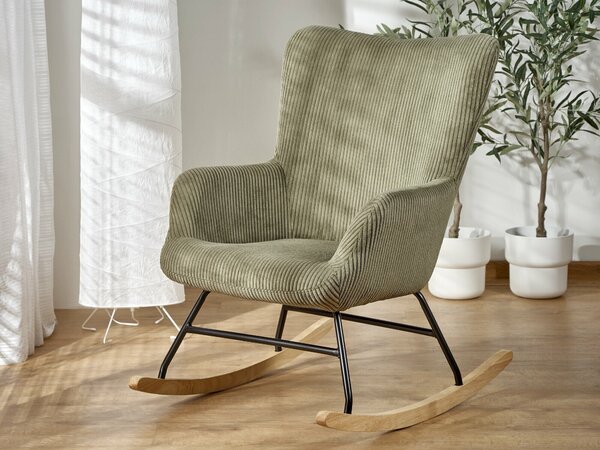 Scaun balansoar Houston 1611, Măslin deschis, 98x72x88cm, 12 kg