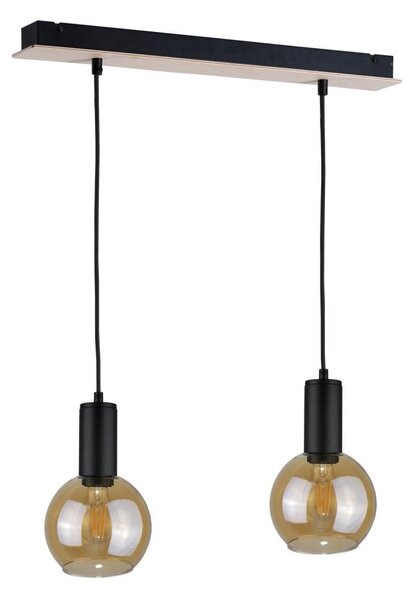 Lustră pe cablu JANTAR WOOD 2xE27/60W/230V