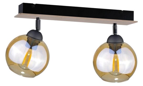 Spot THEA WOOD 2xE27/60W/230V