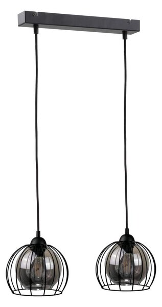 Lustră pe cablu SOLO BLACK 2xE27/60W/230V