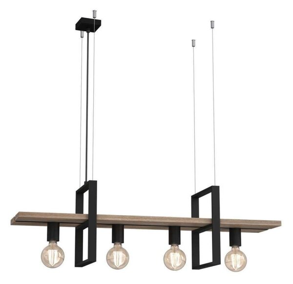 Lustră pe cablu SHELF 4xE27/60W/230V