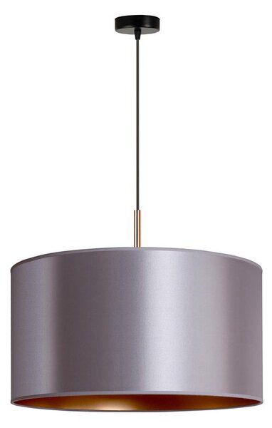Duolla - Lustră pe cablu CANNES 1xE27/15W/230V d. 45 cm argintie/cupru