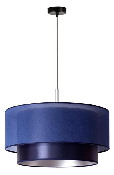 Duolla - Lustră pe cablu NANTES 1xE27/15W/230V d. 45 cm albastră/argintie