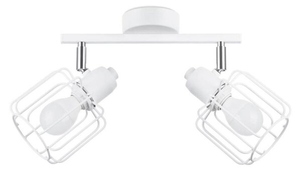 Spot de perete BELUCI 2xE14/40W/230V alb Sollux SL.1112