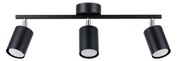 Spot LEMMI 3xGU10/40W/230V negru Sollux SL.1128