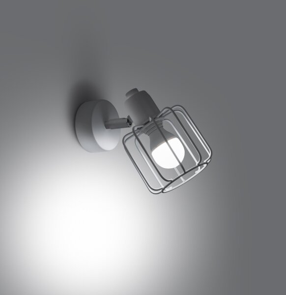 Spot de perete BELUCI 1xE14/40W/230V alb Sollux SL.1111