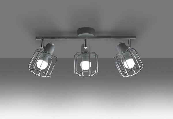 Spot de perete BELUCI 3xE14/40W/230V alb Sollux SL.1113