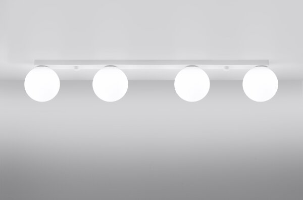 Plafonieră YOLI 4xG9/12W/230V albă Sollux SL.1149