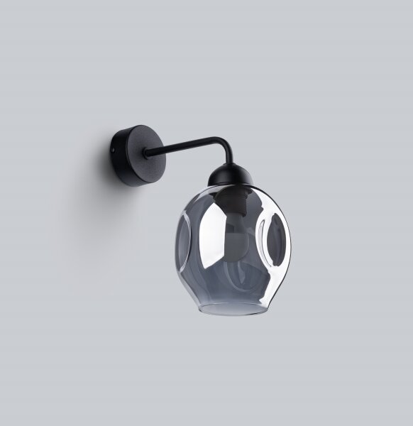 Lampă de perete FILLAN 1xE27/60W/230V neagră Sollux SL.1143